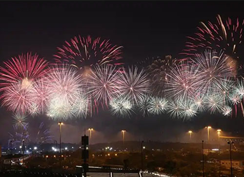 长葛市焰火晚会